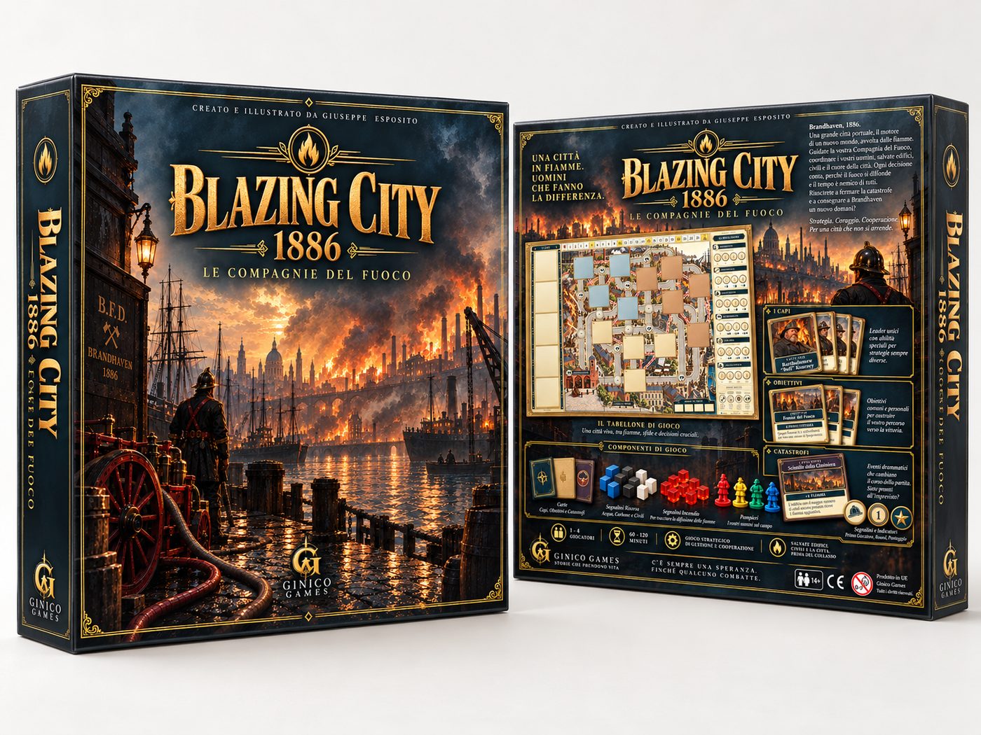 Blazing City 1886 — la scatola